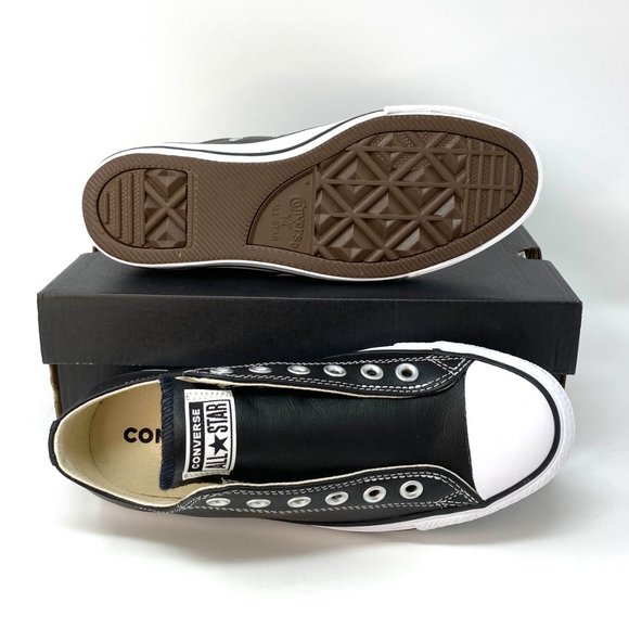 Converse Chuck Taylor AS SLIP Leather Black Women's Size 164976C - Picture 3 of 9